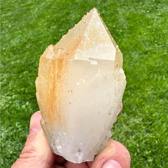 .37 lb approx Quartz w/ Dolomite and Pyrite Cover Djurkovo mine, Laki, Bulgaria - Picture 6 of 7
